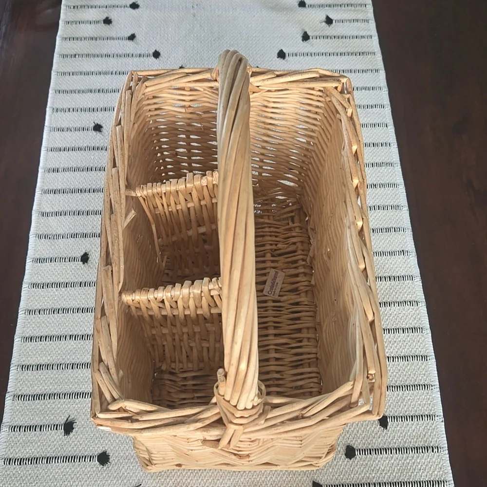 Crate & Barrel Wicker Basket